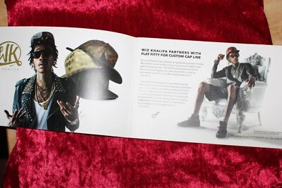 FLAT FITTY HAT CATALOG 2013 WIZ KHALIFA, DJ DRAMA HIP HOP MUSIC MEMORABILIA! - Image 1 of 4