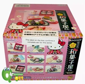 Rare 2011 Re-Ment Hello Kitty Japanese Confectionery Shop Full Set of 8pcs - Picture 1 of 19