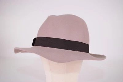 Fedora Wigens 100 % lana nueva con etiquetas en marrón tostado/claro **Talla M (57, 7 y 1/8ths)**   Foto 1 de 4