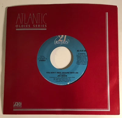 JIM CROCE / You Don't Mess Around With Jim / 45rpm / Mint! - Image 1 of 4