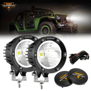AUXBEAM 2X 4" 36W LED Work Driving Lights Off-road Truck SUV Trailer w/ Cover - Picture 1 of 12