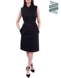 RRP€1164 MARNI Sheath Dress IT40 US4 UK8 M Linen Blend Belted Made in Italy