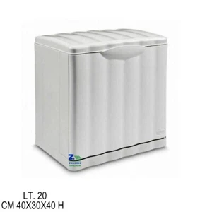 PATTUMIERA AMICA MODULARE BIANCA PER RACCOLTA DIFFERENZIATA CM 40X30X40 H - Foto 1 di 4