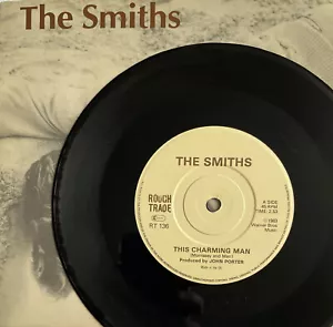 Smiths -Charming Man- Rare Solid Center 7”/New Logo/Warner Credit (Vinyl Record) - Bild 1 von 5
