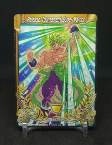 Tarjeta de lanzamiento de torneo Super Warrior Broly Merit Dragon Ball Super CCG LP - Imagen 1 de 2
