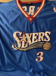 Allen Iverson Authentic Vintage 48 Nike Philadelphia 76ers Sixers Jersey Rare - Picture 1 of 17