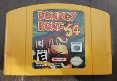 Donkey Kong 64 (NINTENDO 64, 1997) Game Cartridge  - Image 1 of 2