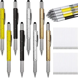 Zonon 32 Pcs Multitool Pen Gift for Men with 40 Refills 6 in 1 Multi Tech Too... - Picture 1 of 7