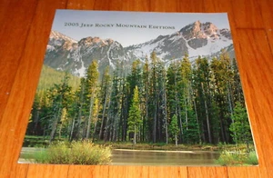 Original 2005 Jeep Rocky Mountain Edition Sales Brochure Wrangler Grand Cherokee - Picture 1 of 2