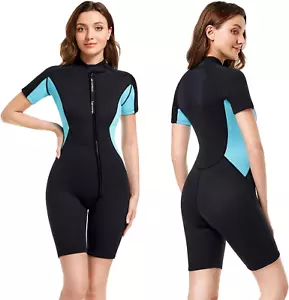 Wetsuits Adult'S Premium Neoprene Diving Suit 3Mm Shorty Wetsuits - Picture 1 of 5