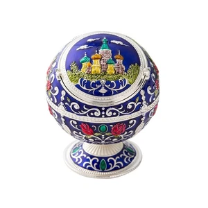 Windproof Ashtray With Lid Portable Cigarettes Ashtray For Men Holiday Gift - Picture 1 of 10