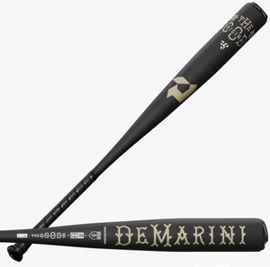 DeMarini 2025 Goods™ One Piece (-3) BBCOR Baseballschläger schwarz/gold 32”/29 oz NEU! - Bild 1 von 4