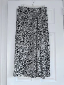 Gonna donna Zara in raso midi-maxi leopardata stampa animalier - Taglia M - Foto 1 di 16