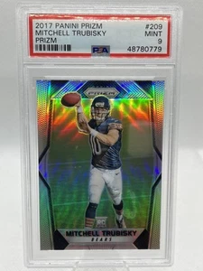 2017 Panini Prizm - [Base] - Silver Prizm #209 Mitchell Trubisky RC [PSA 9 MINT] - Bild 1 von 2