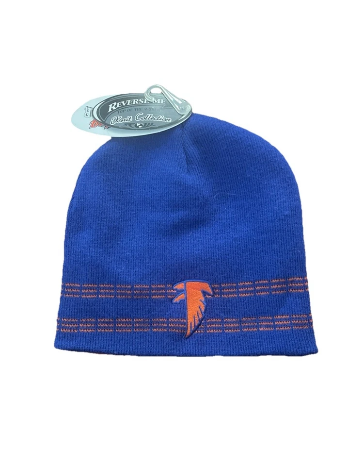 Atlanta Falcons Nuevo con Etiquetas Gorro Acrílico Tejido Invierno Sombrero Reversible Con Logo. Nuevo Foto 1 de 2