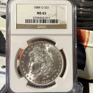 1884O MORGAN SILVER DOLLAR MS65 PL Like Beauty SLOT O Rare - Picture 1 of 4