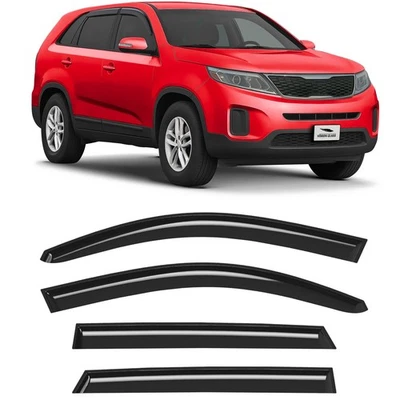Sun Rain Visors Wind Rain Guards for 2011-2015 Kia Sorento - Image 1 of 4