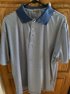 Peter Miller Golf Polo Gestreiftes Shirt Xl - Bild 1 von 5