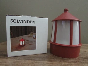 Ikea SOLVINDEN LED House Plastic Red 5 " battery operated Decorative Light -New - Picture 1 of 3
