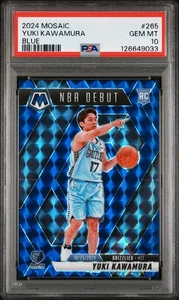 2024 Mosaic Yuki Kawamura Rookie Blue Prizm /199 PSA 10 - Bild 1 von 2