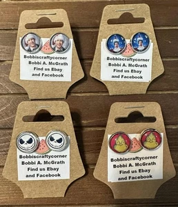 Weihnachtsfilm Ohrstecker - Bild 1 von 9