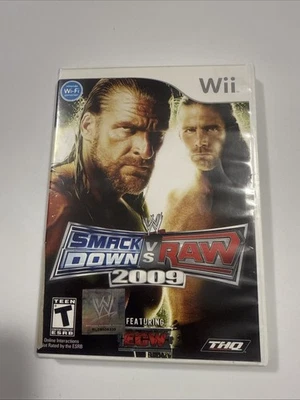WWE SmackDown vs. Raw 2009 Featuring ECW (Nintendo Wii, 2008) - Image 1 of 4