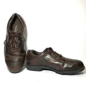 Footjoy Golf‎ Oxford Ancho Ancho Ancho Para Hombre Cuero Marrón Softpike 11.5 W - Imagen 1 de 9