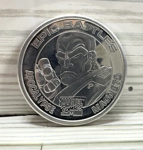 Apocalipsis Vs Magneto Aluminio Slammer X-Men Marvel Batallas Épicas Años 90 Pogs - A5 - Imagen 1 de 2