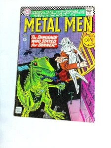 Metal Men #18 DC Comic en muy buen estado - Cubierta de dinosaurio robot 1966 - Imagen 1 de 2