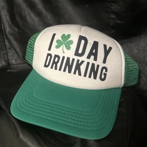 I Love Day Trinkmütze Mütze Truckermütze Netz bei Patty’s Day lustig Party - Bild 1 von 5