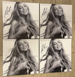 MARIAH CAREY SIGNED HERE FOR IT ALL VINYL LP - Picture 1 of 1