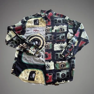 Paul Smith Shirt Herren 16,5 All Over Print Kameras Fotografie Made in England - Bild 1 von 7