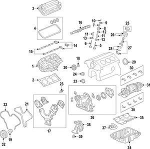 Genuine GM Valve Seals 12581777 - Picture 1 of 1