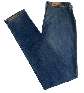 Vtg Rocky Mountain Bareback Denim Jeans Wmn 32W 36L HiRise Stretch Rockies Blue - Bild 1 von 15