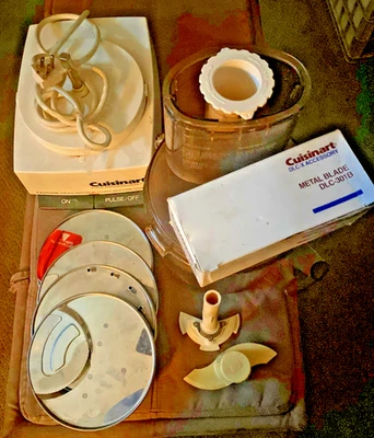 Procesador de alimentos Cuisinart DLC-X 20 tazas con accesorios ámbar Foto 1 de 4