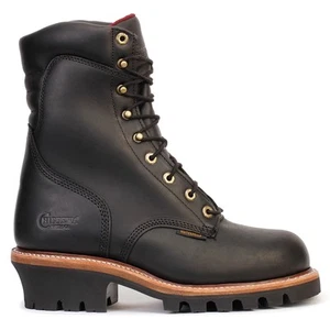 Chippewa Super ADN Puntera de Acero Impermeable 9 Pulgadas Trabajo Hombre Negro 59410 - Imagen 1 de 5