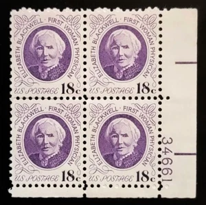 US Scott 1399 Plate Block MNH (18 cents) - Picture 1 of 1