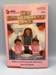 Mallory and the Trouble With Twins Ann. M Martin Babysitters Club #21 - Picture 1 of 4