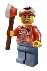 Lego Serie 5 Minifigur 8805 Holzfäller versiegelt Folie Pack - Bild 1 von 1