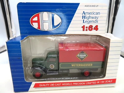 Camión de reparto American Highway Legends/AHL 4 SQUARE LUMBER PETERBILT 260 - NUEVO EN STOCK Foto 1 de 3