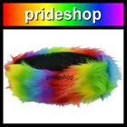 Rainbow Faux Fur Headband Parade And Party Lesbian Gay Pride #1178