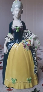 Wiener Keramik Frau Krinoline Wiener Kunstkeramische Werkstätten J. Meier-Michel - Bild 1 von 6