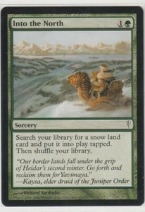 Magic The Gathering Coldsnap - 1x INTO THE NORTH CASI NUEVO-M Hechicería Verde Común Magic The Gathering - Imagen 1 de 1