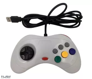 Manette USB pour PC style vintage Sega SATURN USB game controller for PC - Imagen 1 de 5