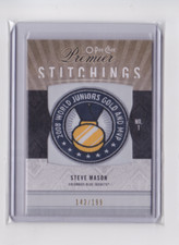 2009-10 O-PEE-CHEE PREMIER STITCHINGS STEVE MASON 143/199 COLUMBUS BLUE JACKETS