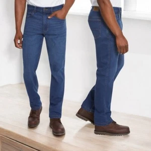 Kirkland Signature Herren Straight Fit Jeans Blau Denim Größe 38x30 - Bild 1 von 11