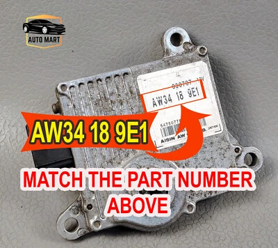 AW34 18 9E1 2005 2012 MAZDA CX-7 ER3P L3VDT MÓDULO DE CONTROL DE TRANSMISIÓN 2,3 L TCM Foto 1 de 4