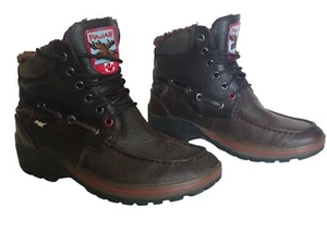 Pajar Winter Snow Boots Size 10 Womens Fur Lined Waterproof -22 F Brown Leather - Picture 1 of 8
