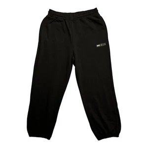 MCQ Alexander McQueen Black Joggers Sweatpants XXL Men's Logo Track Pants - Picture 1 of 6