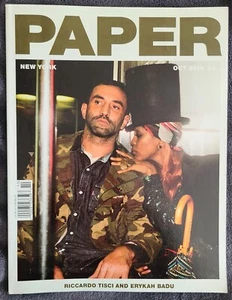 Paper Magazine - Riccardo Tisci & Erykah Badu - October 2014 - Picture 1 of 6